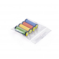 Sachet plastique zip transparent à trou de suspension européen 8x12 cm