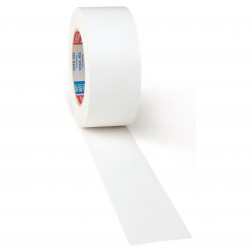 Ruban toile satinée blanc étanche haut de gamme TESA 19 mm x 25 m