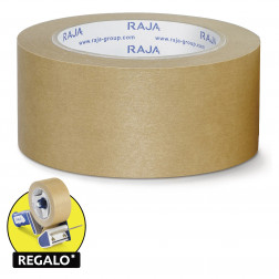 Ruban adhésif en papier kraft RAJA Standard 57 g/m² brun 50 mm x 50 m