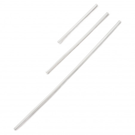 Lien plastique armé blanc 3,6x150 mm