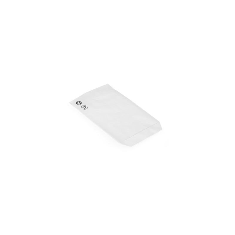 Sachet kraft blanc plat 9 x 17 cm