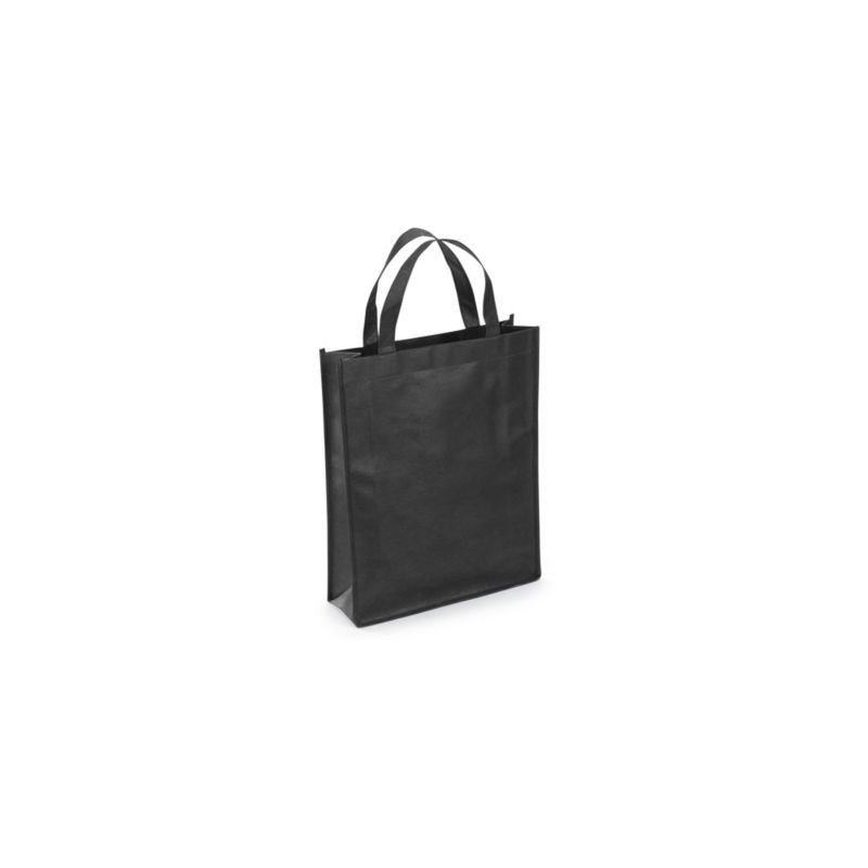 Sac polypropylène non tissé noir 40 x 35 x 12 cm