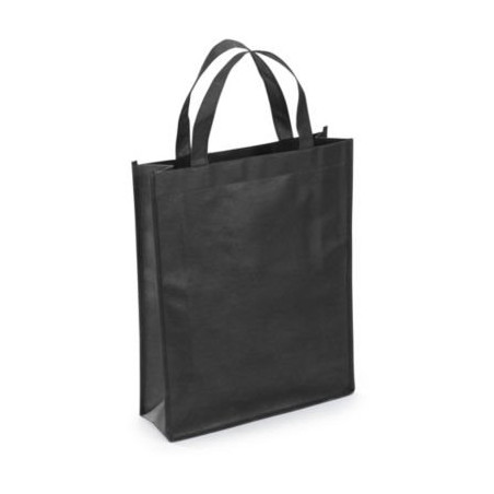 Sac polypropylène non tissé noir 40 x 35 x 12 cm