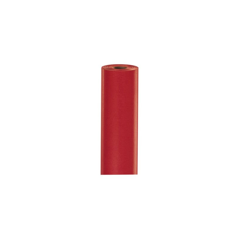 Papier cadeau kraft rouge 70 cm x 100 m