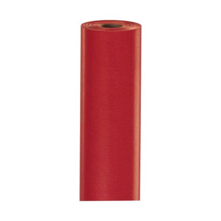 Papier cadeau kraft rouge 70 cm x 100 m