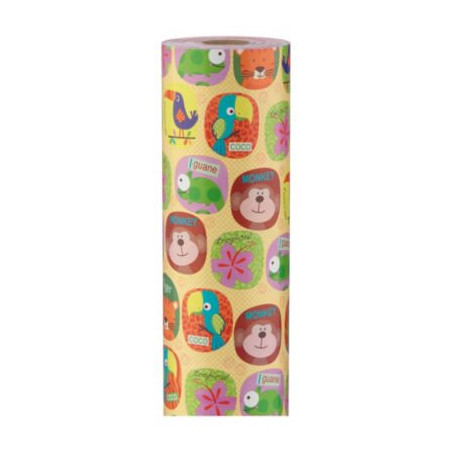 Papier cadeau enfant Zoo 70 cm x 100 m