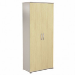 MEUBLE HT 2 PORTES HAUTES BLANC/HETRE