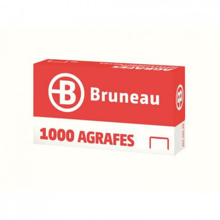 AGRAFE BRUNEAU BÉBÉ 8/4 CUIVRÉE - BOÎTE DE 1000