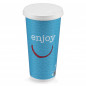 Gobelet carton couleur "Enjoy" 30 cl