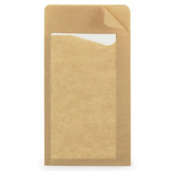 Sachet sandwich avec serviette 11,3 x 21 cm