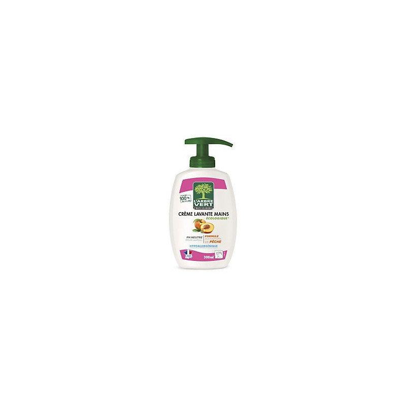 Crème lavante mains L'ARBRE VERT flacon pompe 300ml