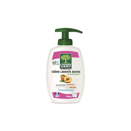 Crème lavante mains L'ARBRE VERT flacon pompe 300ml