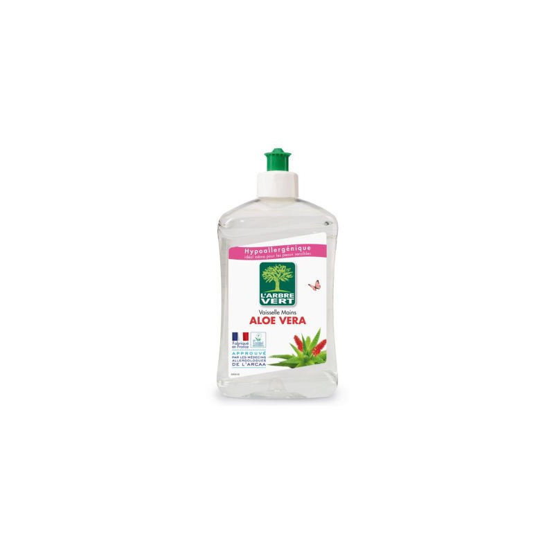 Liquide vaisselle aloe vera 500 ml L'ARBRE VERT