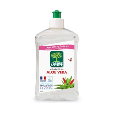 Liquide vaisselle aloe vera 500 ml L'ARBRE VERT