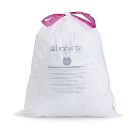 Sacs poubelle liens coulissants BRABANTIA 5 L 2 x 20