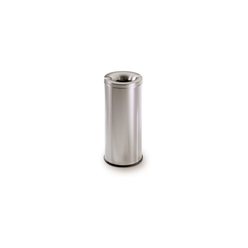 Poubelle d'intérieur anti feu inox 25L