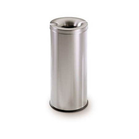 Poubelle d'intérieur anti feu inox 25L