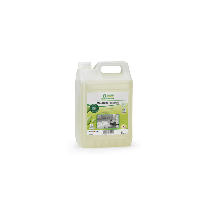 Liquide vaisselle spécial plonge MANUDISH GREEN CARE PROFESSIONAL bidon 5 litres