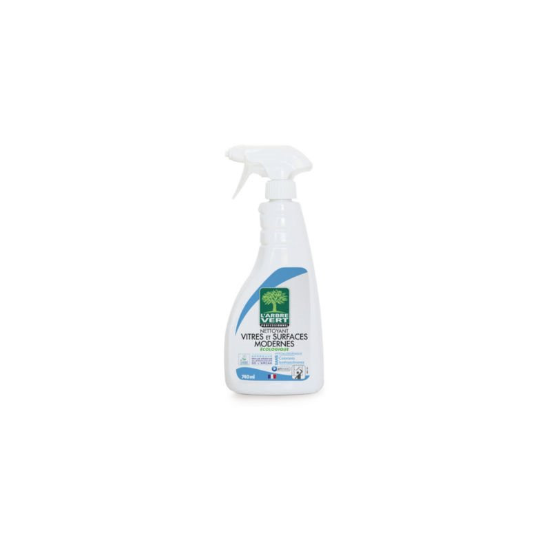 Nettoyant vitres et surfaces modernes L'ARBRE VERT en spray 750 ml