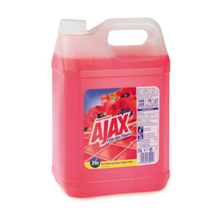 Nettoyant AJAX fleurs rouges 5 L