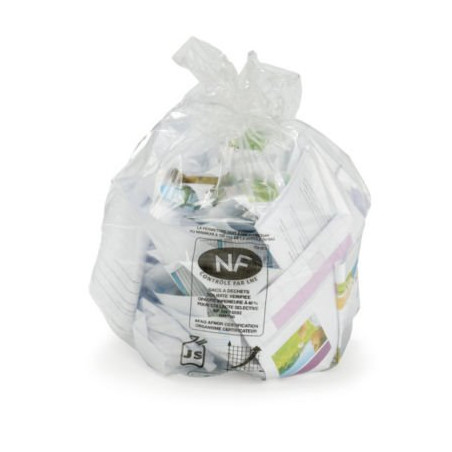 Sac à déchets courants transparent 50 L