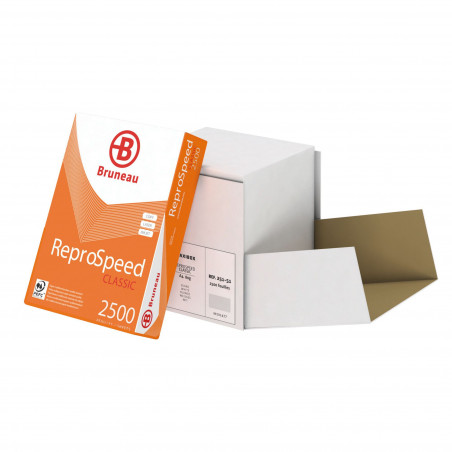 PAPIER A4 BLANC 80 G BRUNEAU REPROSPEED - BOÎTE DE 2500 FEUILLES