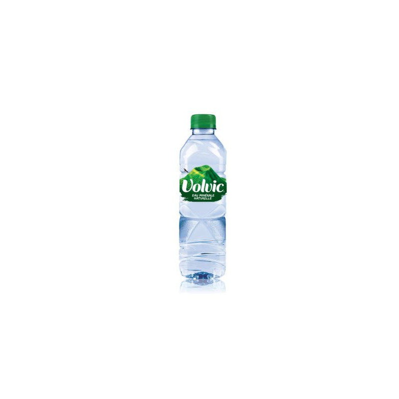 LOT 24 BOUTEILLES VOLVIC 50CL 100% RPET