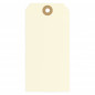 Étiquette américaine cartonnée beige sans attache 160x80 mm