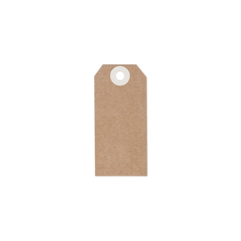 Étiquette américaine en kraft sans attache 80x38 mm