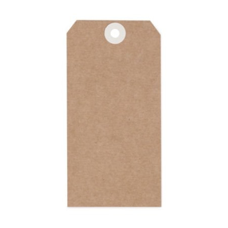 Étiquette américaine en kraft sans attache 125x63 mm