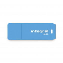 Clé USB 2.0 Neon INTEGRAL 64 GB bleu