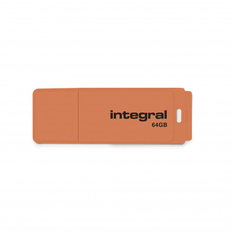 Clé USB 2.0 Neon INTEGRAL 64 GB orange