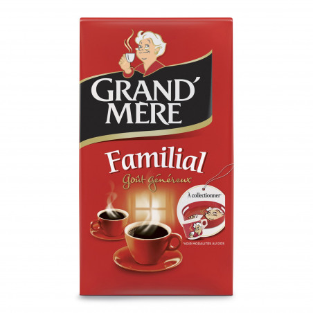 Café moulu GRAND-MÈRE 100% robusta