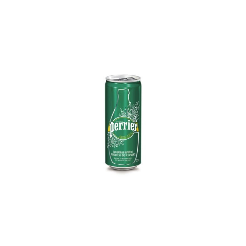 Eau gazeuse PERRIER 24 cannettes de 0,33 l