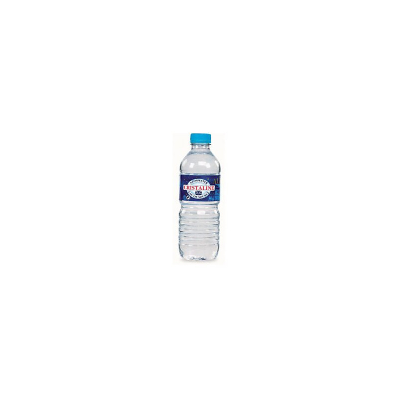 Bouteille d'eau CRISTALINE pack de 24 x 50 cl