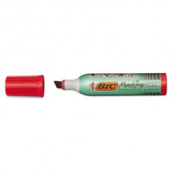 Marqueur permanent Onyx BIC biseautée rouge