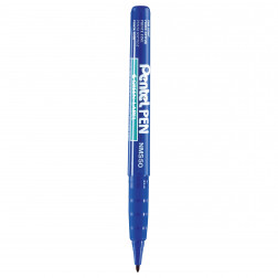 Marqueur indélébile N50 PENTEL pointe moyenne conique noir