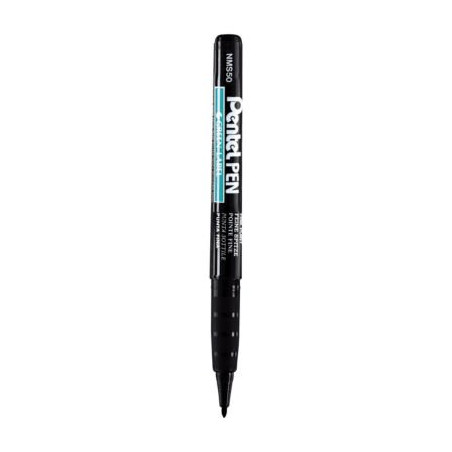 Marqueur indélébile NMS50 PENTEL pointe fine noir