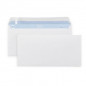 Enveloppe commerciale blanche qualité 90 g/m² RAJA sans fenêtre DL - 110 x 220 mm