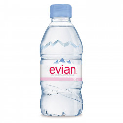 Bouteille d'eau minérale EVIAN pack de 24 x 33 cl