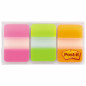 Marque-pages rigides Post-it 3M rose / blanc / bleu / violet