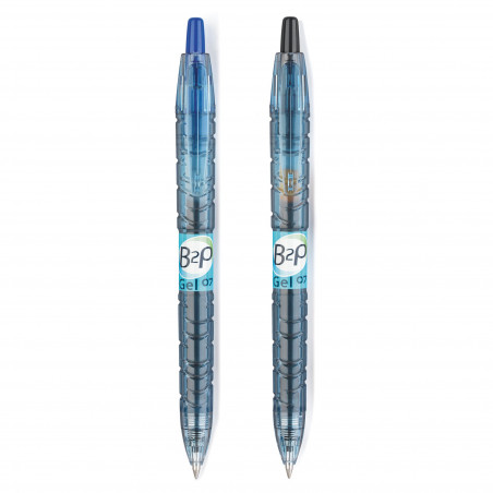 Stylo roller recyclé B2P  PILOT bleu