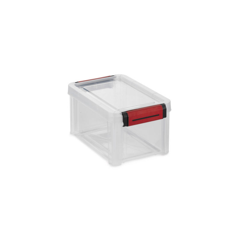 Bac plastique de rangement transparent renforcé 5 L