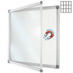 VITRINE INT ALU VER SECUR 12F F METAL