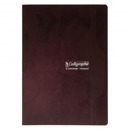 CAHIER BROCHÉ CALLIGRAPHE A4 21 X 29,7 CM GRAND CARREAUX 192 PAGES