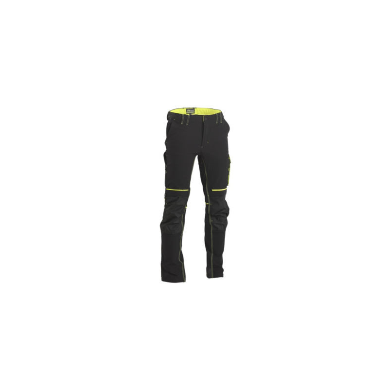 Pantalon de travail Atom noir/jaune UPOWER taille S