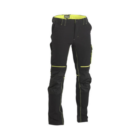 Pantalon de travail Atom noir/jaune UPOWER taille S