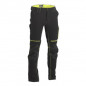 Pantalon de travail Atom noir/jaune UPOWER taille L