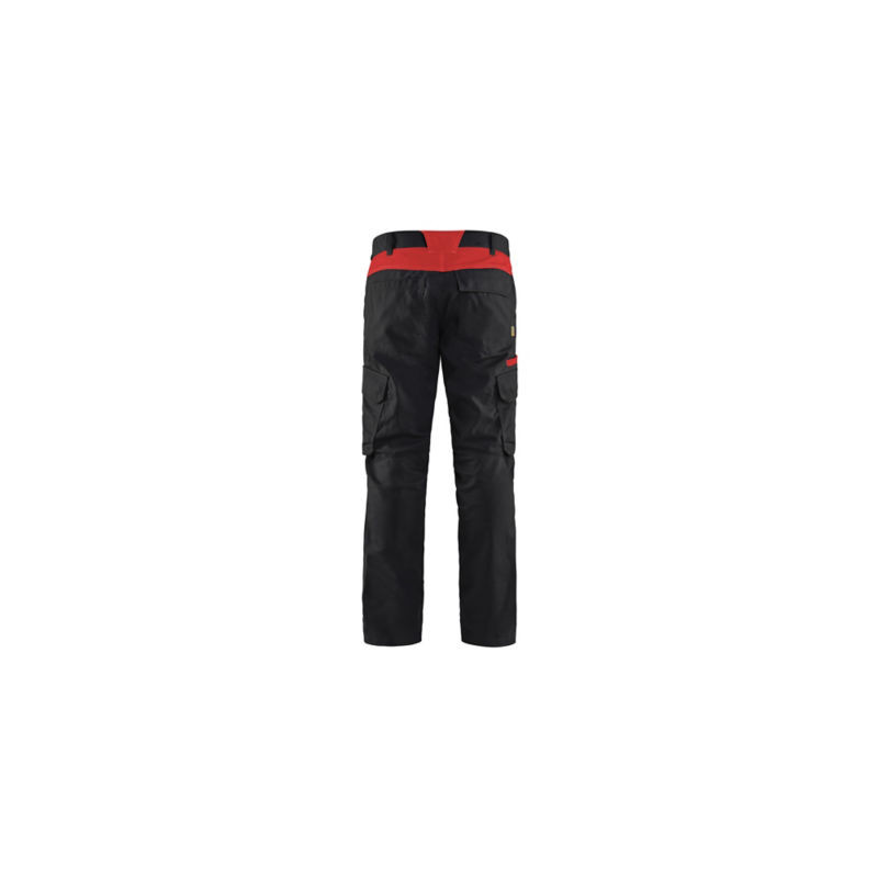 Pantalon industrie stretch 2D BLAKLADER Noir Rouge 38