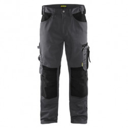 Pantalon cordura stretch 2D BLAKLADER Gris moyen Noir 42